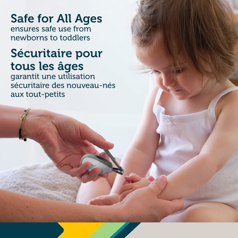 [Australia] - Safety 1st Steady Grip Infant Nail Clipper (Colors May Vary) 1 Count (Pack of 1) 