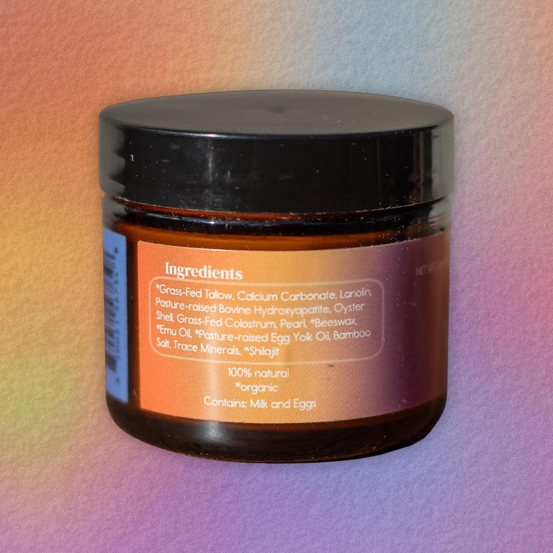 [Australia] - Primal Puddy - 1oz Remineralizing Tooth Spot Treatment - Hydroxyapatite, Tallow, Colostrum, Shilajit - All Natural Preservative & Chemical Free 1 Ounce 