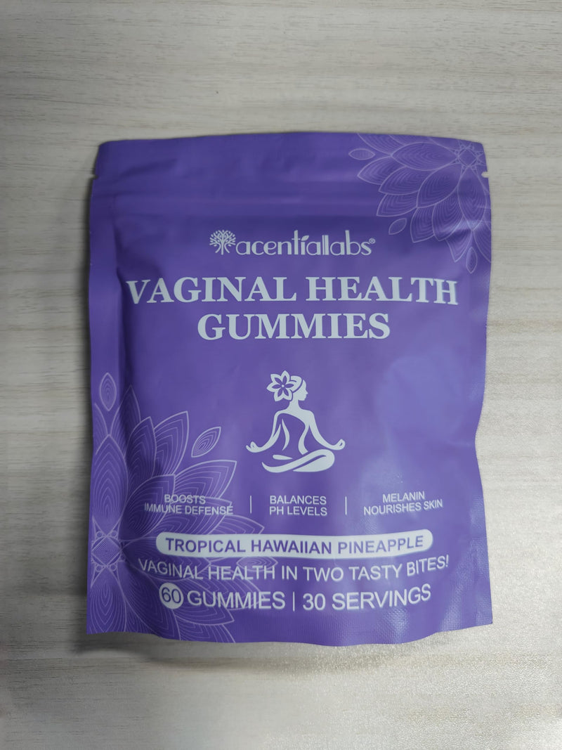 Feminine Balance Gummies 60 Pcs – Hawaiian Pineapple Flavour PH Balance & Immune Support for Women of All Ages, Gluten-Free & Vegan
