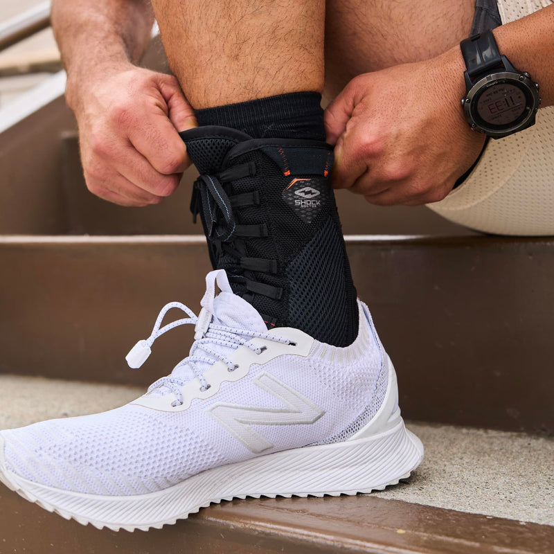 Shock Doctor 849 Ultra Gel Lace Up Ankle Support Black Small