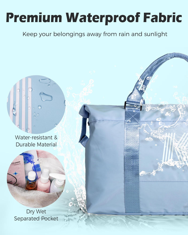 2PC Initial Travel Duffel Bag