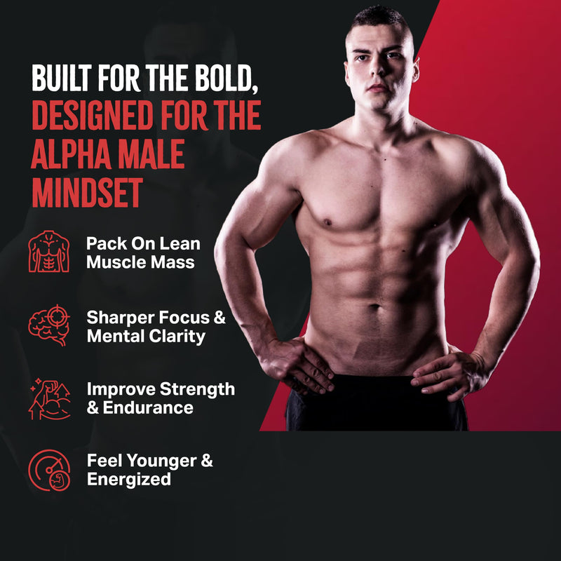 [Australia] - Horny Goat Weed + 9 Ingredients - Pills for Men with Fast Acting Blood for Performance | Build Muscle, Assist Energy | 9 Strategic Backed Ingredients | 3rd Party Tested Supplement - 60 Pills 