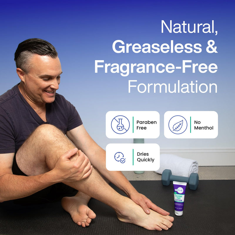 Epsom-IT Calming Foot Magnesium Lotion, Epsom Salt with Urea, 3.5 Fl Oz | 100% Pure Magnesium Sulfate, Greaseless, Fragrance-free, Topical Cream for Tired Feet & Ankles, Tough Skin and Cracked Heels 3.5 Fl Oz (Pack of 1)