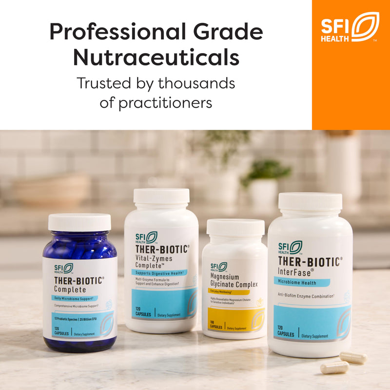 [Australia] - Klaire Labs SFI Health Stress Support Complex - Adaptogenic Blend with GABA, L-theanine & Valerian, No Dairy or Wheat (180 Capsules) 