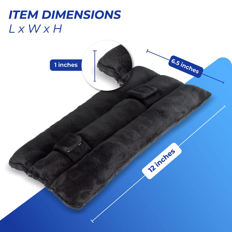 Post Surgery Seat Belt Pillow - Mastectomy Recovery, Heart Surgery Recovery, Cushion for Chemo Port & Pacemaker, Hysterectomy Recovery Pillow Grey