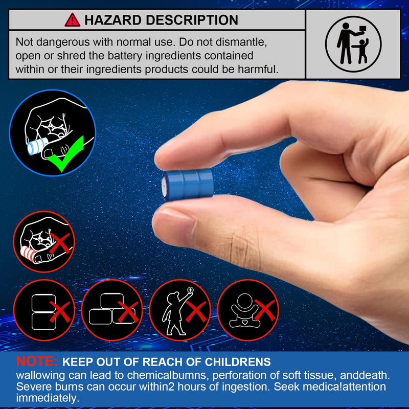 [Australia] - 3LR41 Button Batteries, 4.5V Replacement Batteries for Bore Sight, Toys, Digital Camera and Keychain LED Flashlight, Replacement for 3xAG3, 3x392, 3xL736, 3x384, L736F Batteries, 10 Pack 