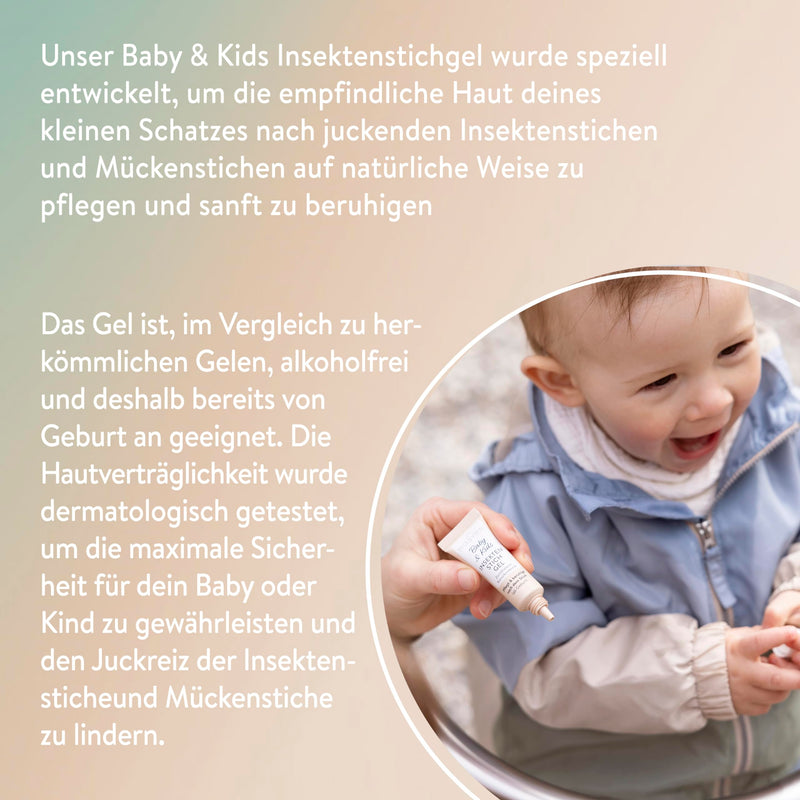 [Australia] - MABYEN Baby & Kids Insect Bite Gel Set (2x10ml) | nourishes, cools and soothes after the bite - certified natural cosmetics, vegan, alcohol-free - suitable from birth - made from plant extracts 