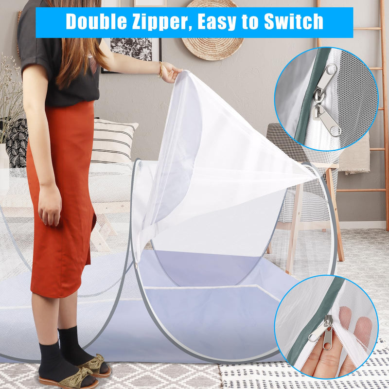 [Australia] - Extra Large Pop Up Mosquito Tent, Portable Foldable Mosquito Net for Bed Camping Travel Patio (78 * 41 * 31inch) 