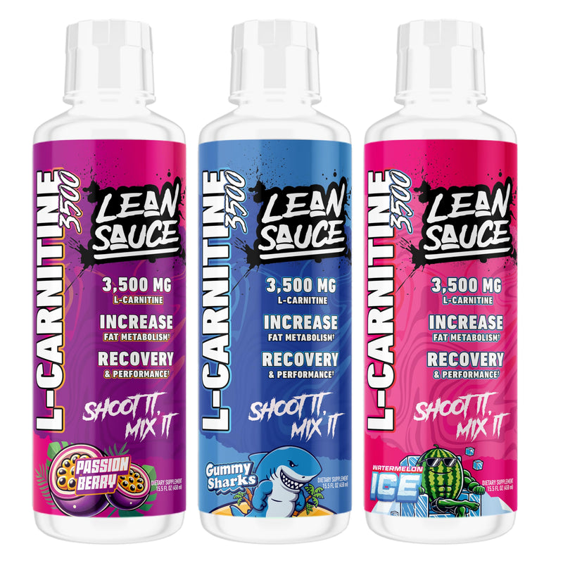 [Australia] - Lean Sauce Liquid L-Carnitine 3500 - Pre Workout Formula, Stimulant Free for Optimal Absorption, Energy & Muscle Support - 15% More (3500 vs 3000) 