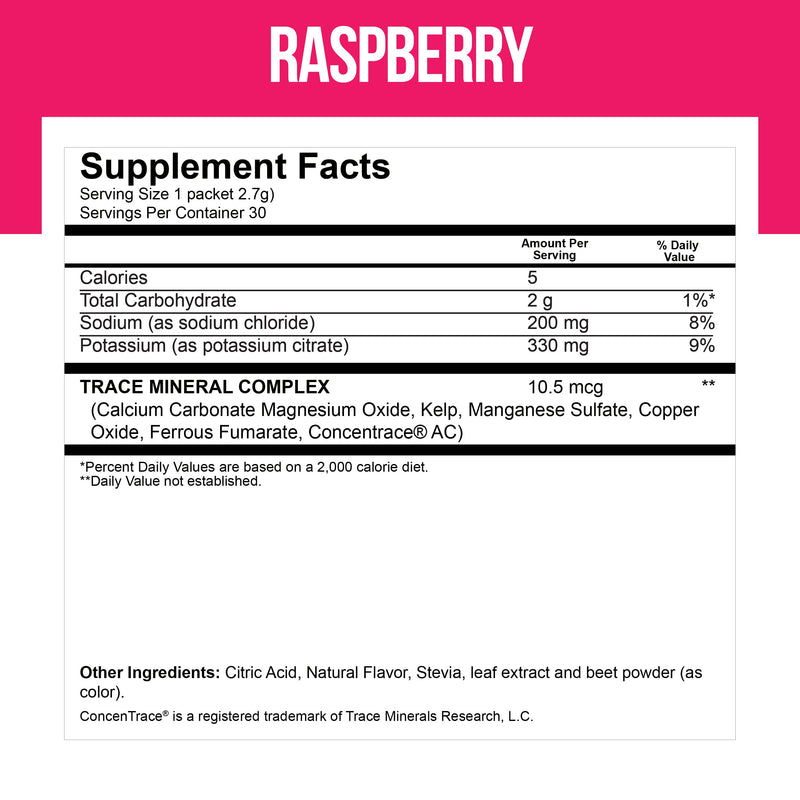 [Australia] - Electrolytes Powder Packets - Electrolytes No Sugar - Hydration Packets - Electrolyte Mix - Keto Electrolytes - (30 Packets) Fasting Electrolytes - Water Enhancer, No Tablets, Sports Drink - Raspberry 30 Servings (Pack of 1) 
