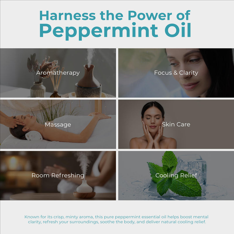 [Australia] - Viva Doria 100% Pure Northwest Peppermint Essential Oil, Undiluted, Food Grade, Steam Distilled, Made in USA, 30 mL (1 Fluid Ounce) 1 Fl Oz (Pack of 1) 