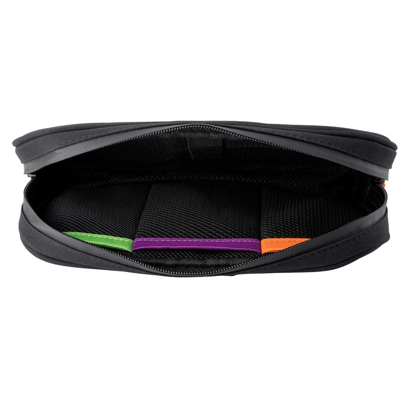 Carbon Technology Lockable Pouch, Bamboo Derived, Durable Sealed Waterproof Zipper, Combo Locking Wallet to Store Away Goods with Care | 2.0 Model - Large Large | 6x11"