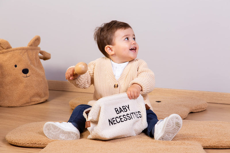 Childhome Baby Neccessities Toiletry Bag Teddy Off White