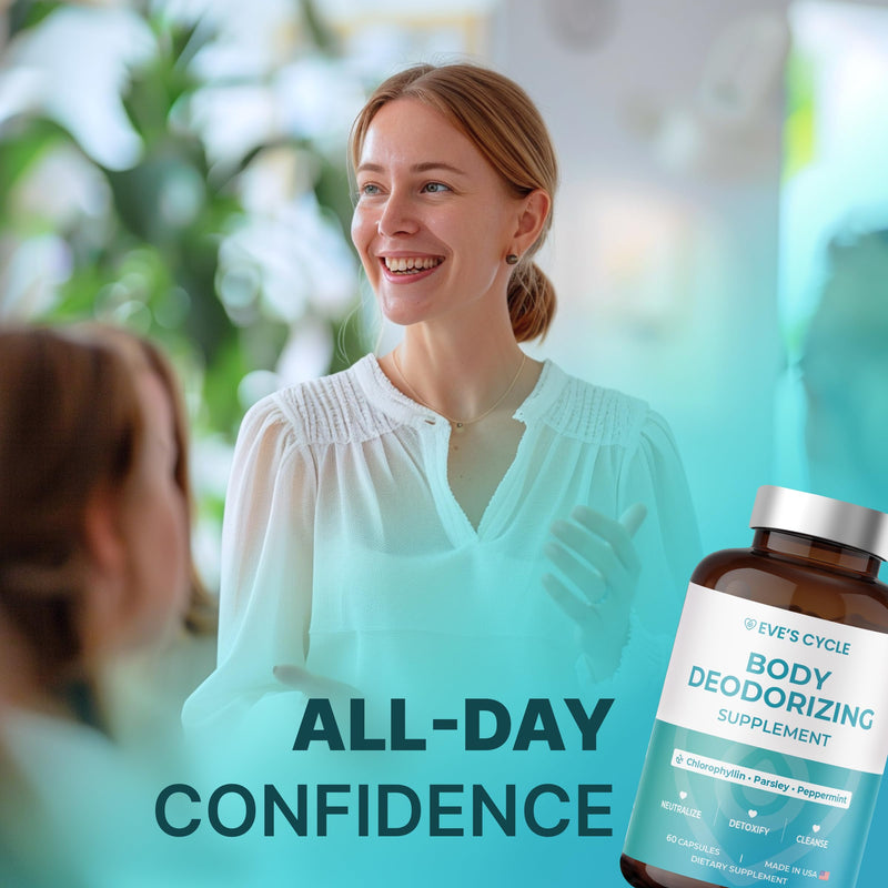 [Australia] - Body Deodorizing Supplement ‚Äì Natural Internal Deodorant Chlorophyll Capsules with Chlorophyllin, Parsley & Peppermint ‚Äì 60 Vegan 500mg+ Chlorophyll Pills ‚Äì Daily Detox & Cleanse Support ‚Äì Made in USA 