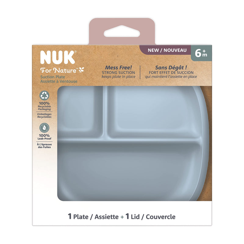 NUK for Nature™ Suction Plate and Lid 1 Count (Pack of 1)