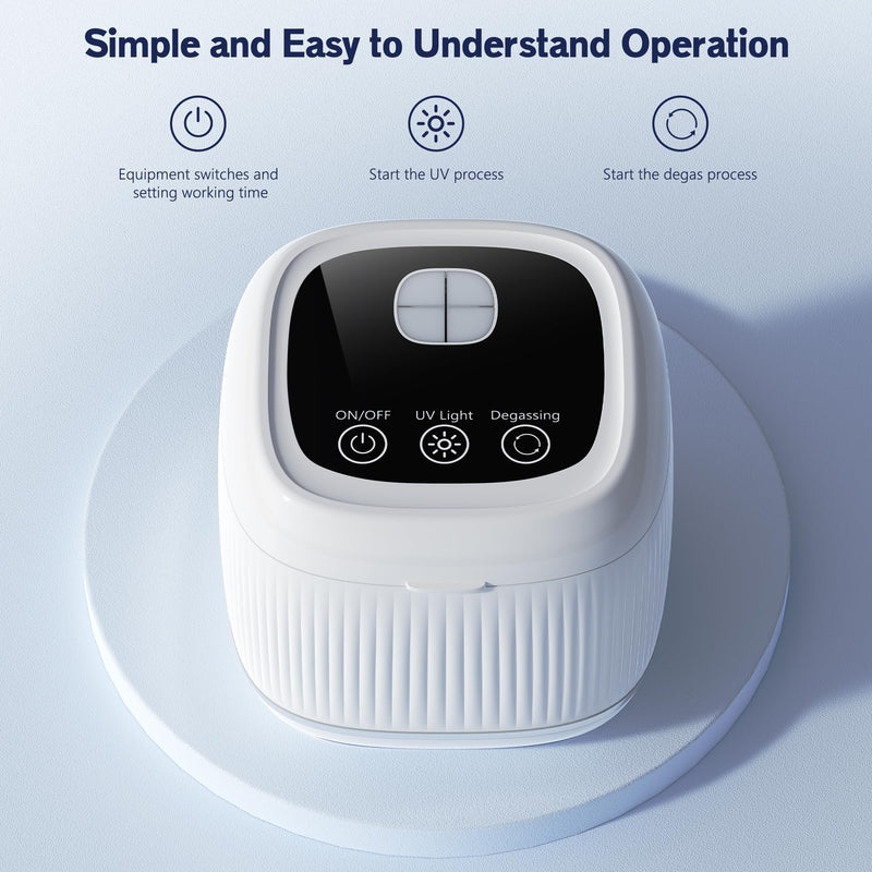 [Australia] - 2025 upgraded 3-in-1 version Ultrasonic Retainer Cleaner Machine, degassing technology+ultrasonic+UV, with a 5-fold increase in cleaning efficiency for Dentures, Mouth Guards, Braces, Jewelry 