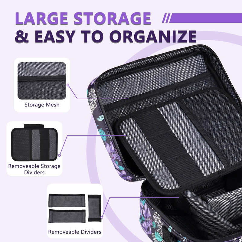 [Australia] - Smell Proof Bag with Combination Lock Odor Proof Bag Lockable Set, Smoking Tobacco Pipe Accessories Carbon Lining Durable Organizer Medicine Bags Odorless Pouch Great Gifts for Women(Purple) Purple 
