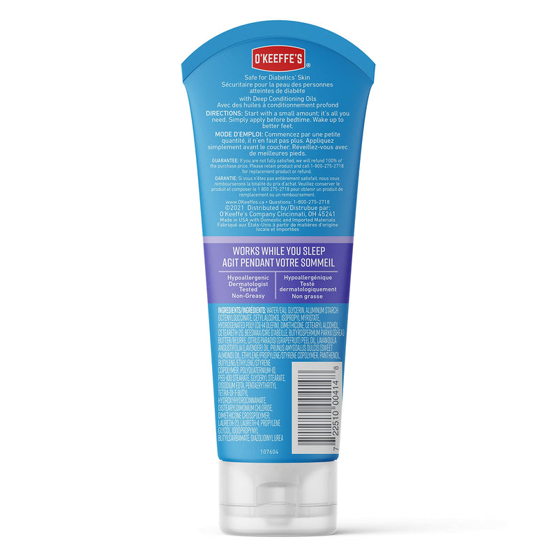 [Australia] - O'Keeffe's Working Hands Night Treatment Hand Cream and Healthy Feet Night Treatment Foot Cream, 7 Ounce Tube 