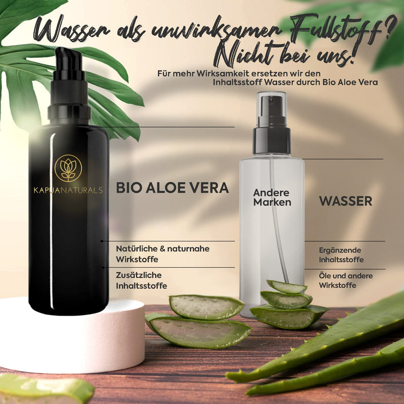 [Australia] - ORGANIC Hyaluronic Serum high dosage • 100ml +Vit E & B5 • 7-fold hyaluronic acid serum face ✓100% Vegan&BIO ✓Anti-aging concentrate ✓ Anti-wrinkle serum natural cosmetics ✓Made in Germany ✓Hyaluronic Acid Serum Hyaluronic Serum 