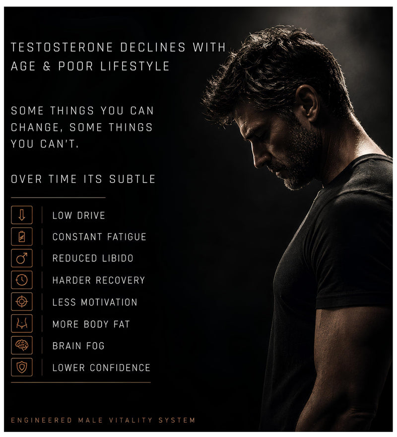 XY Edge | Testosterone Support Supplement for Men | Clinically Engineered Hormonal Balance & Vitality System | 90 Capsules