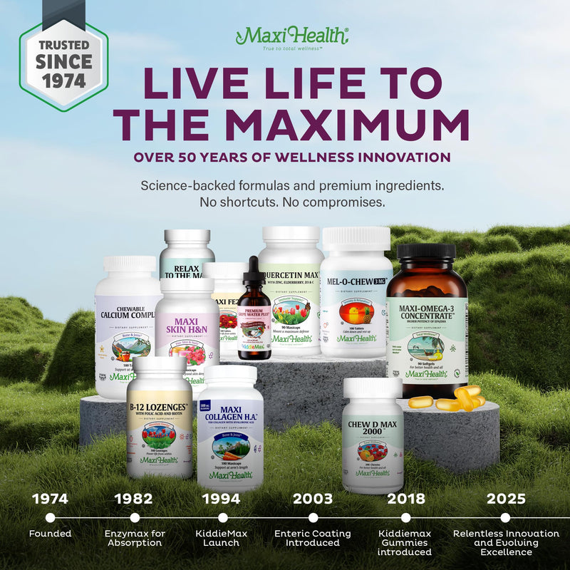 Maxi Health® Women's Multivitamin with Probiotics & Biotin (90 Capsules) | Kosher | Methylated Multivitamin for Women | Probiotics & Biotin for Energy, Skin & Gut Support | Non-GMO | Doctor Formulated 90 Count (Pack of 1)