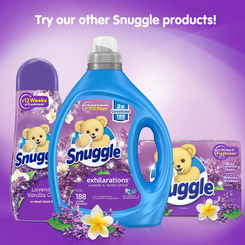[Australia] - Snuggle Fabric Softener Dryer Sheets Lavender Vanilla Orchid 230ct 