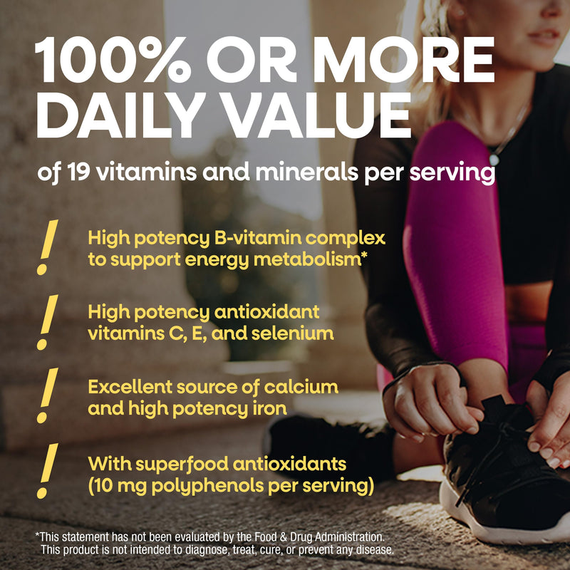 Nature's Way Alive! Complete Multivitamin for Women, Daily Vitamin, 50 ct | Women’s Vitamin Tablets Supports Cellular Energy Metabolism, Hair, Skin & Nails*, B-Vitamins, with Superfood Antioxidants 50 Count (Pack of 1)