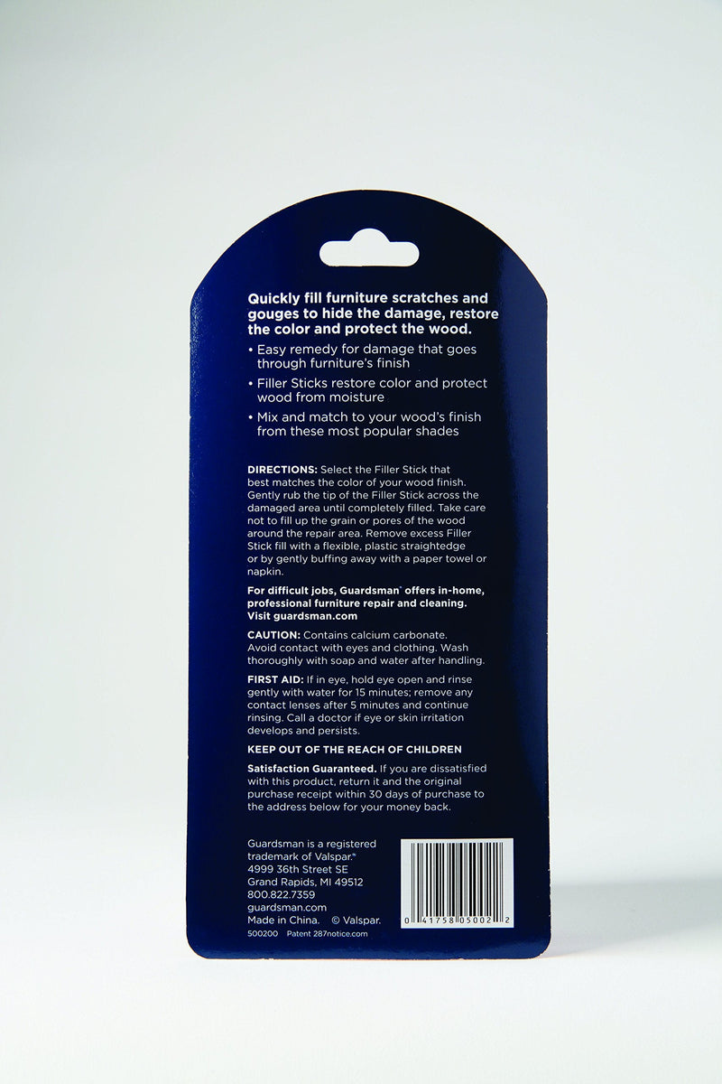 [Australia] - Guardsman Wax Wood Furniture Filler Sticks, Furniture Scratch Repair Kit for Wood Floors, Cabinets, Chairs, and Furnishings, 5 Colors Wood Repair Filler Sticks 