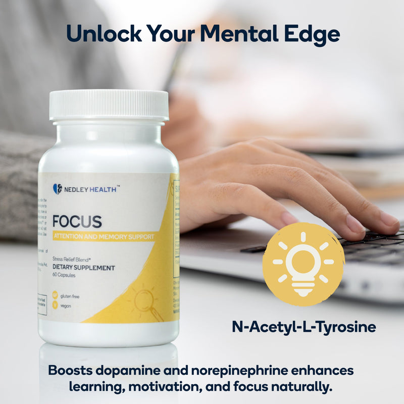 [Australia] - Focus - Premium Cognitive Enhancement Supplement with Natural Nootropics - Memophenol, Bacopa, & DMAE - 60 Veggie Capsules (Focus) Focus 1 Count (Pack of 60) 
