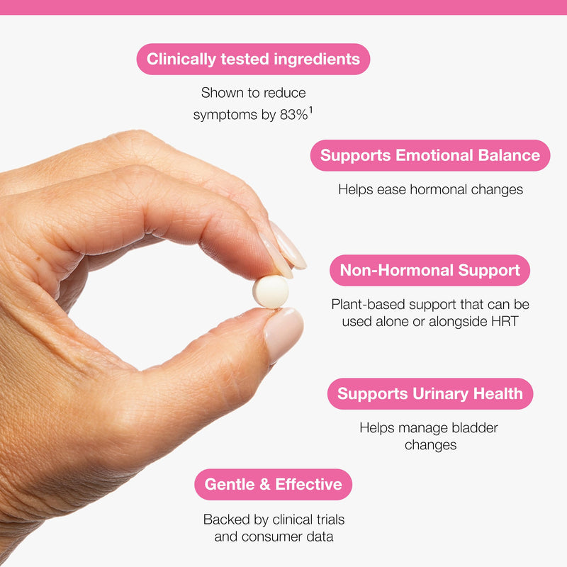 Metagenics HerWellness Perimenopause - with ERR 731 Rhubarb Extract - Plant-Based Supplement for Womens Health - Vegan, Non-GMO - 30 Tablets