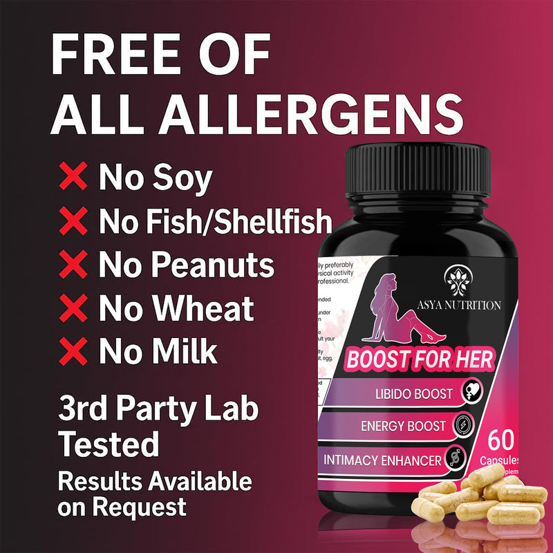 [Australia] - Female Libido Booster for Women | Female Enhancement | Horny Goat Weed 1000mg | Boost for Her | Natural Lubrication | Maca Tongkat ali | Natural & Safe 3rd Party Tested 