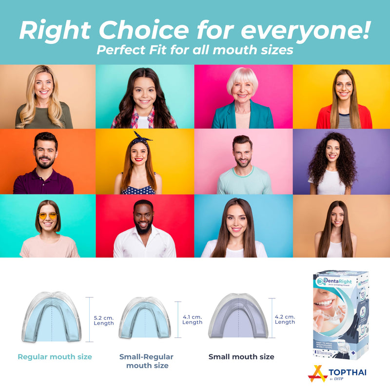 [Australia] - Anti Grinding Guards Pack of 5 Custom-Fit Mouthguards Comfortable and Durable Teeth Nighttime Protection 3 Models to Fit Most Mouths Trimmable & Moldable for Kids, Teens & Adults 