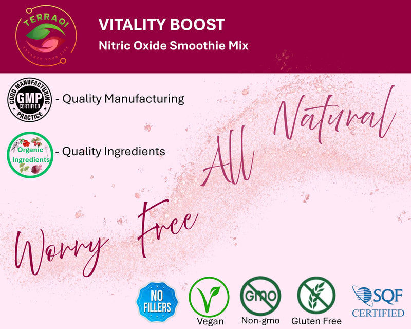 Vitality Boost Nitric Oxide Smoothie Mix 450g 450.0 Grams