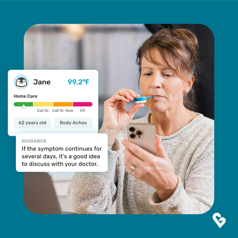 [Australia] - Kinsa Smart,Fever, Digital Medical Baby, Kid and Adult Termometro - Accurate, Fast, FDA Cleared Thermometer for Oral, Armpit or Rectal Temperature Reading - QuickCare Original version 
