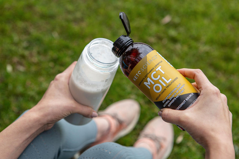 [Australia] - KETO SCIENCE Ketogenic MCT Oil, Dietary Supplement, Made from 100% Coconuts, Promotes Energy, Unflavored, 15 Fl Oz 