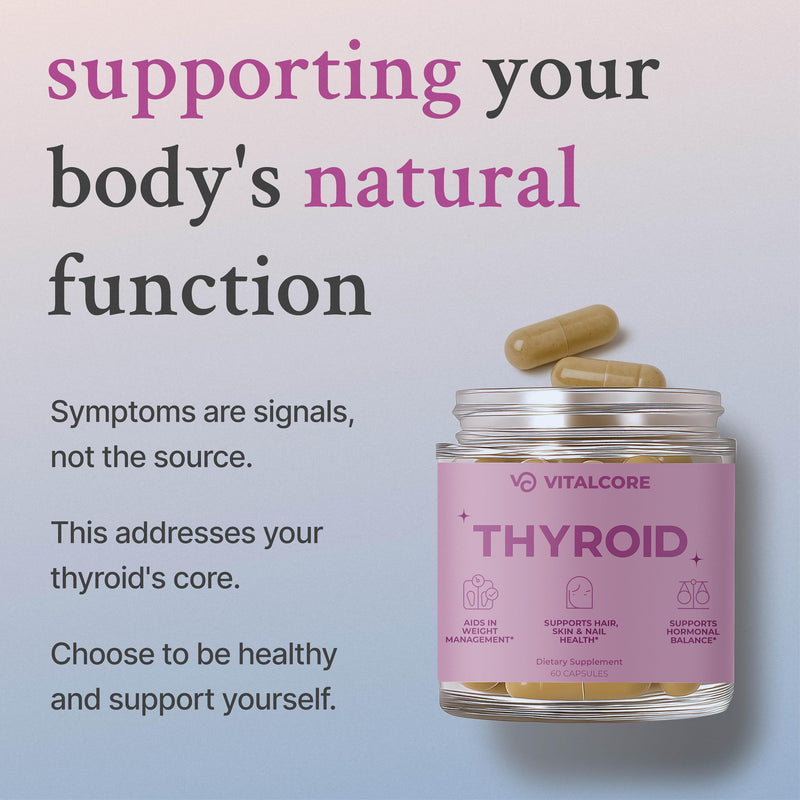 [Australia] - Desiccated Thyroid Supplement 200mg | Grass-Fed, New Zealand Sourced Bovine Thyroid Support for Women, Energy & Metabolism Boost, Thyroid Health, Mood Balance & Sleep Relief ‚Äì 60 Capsules 