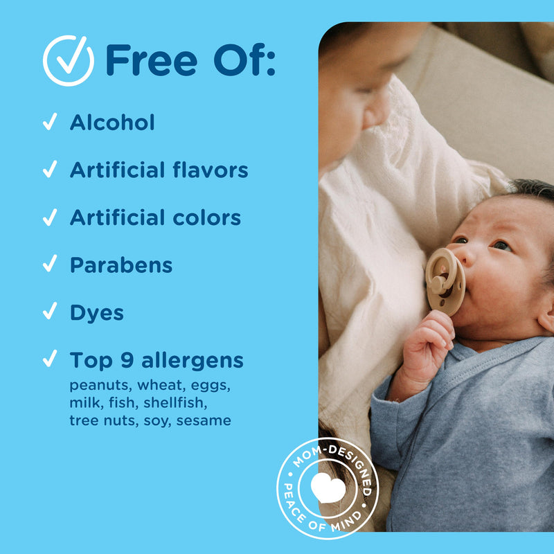 [Australia] - Mommy's Bliss Organic Gripe Water Pacifier Gel for Newborns, Relieves Occasional Stomach Discomfort from Gas, Colic & Fussiness*, Age 2 Weeks +, 0.53 Oz (45 Servings) Organic Gripe Water Gel 