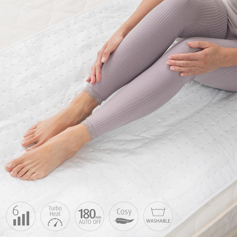 [Australia] - medisana HU 662 heated underblanket, 150 x 80 cm, automatic switch-off, overheating protection, 6 temperature levels, washable, mattress heater suitable for all standard mattresses, 6 temperature levels 