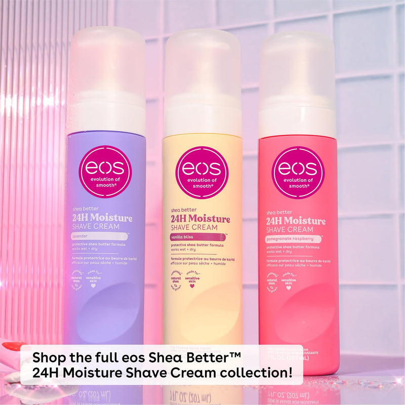 [Australia] - eos Shea Better Women's Shave Cream- Vanilla Bliss, Shea Butter Skin Care, Shaving Cream for Women, 14 fl oz, 2-Pack 14 Ounce (Pack of 2) 