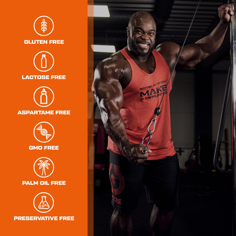 Scitec Nutrition Jumbo Hardcore, High Protein Weight Gainer with Amino Select Matrix, Superfoods, Creatine and with 7 carbohydrates, Gluten-Free and Lactose-Free, 1530 g, Brittle White Chocolate 1530g