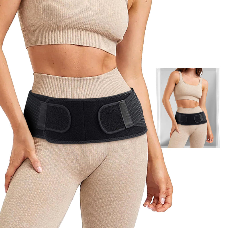 Back Brace for Lower Back Pain Women, Si Joint Belt for Women & Men, Sciatic, Lower Backache, Pelvic, Leg, Hip, Sacral Nerve Pain Relief, Non-Slip Sacroiliac Hip Belt, Large