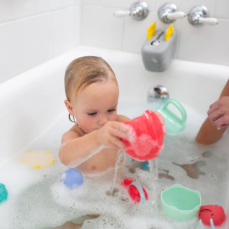 [Australia] - Dr. Brown’s CleanUp Dino-Soft Baby Bath Spout Cover, Soft and Safe on Tub Faucet, Toddler Bathtub Safety for Kids, BPA Free, Certified Plastic Neutral 