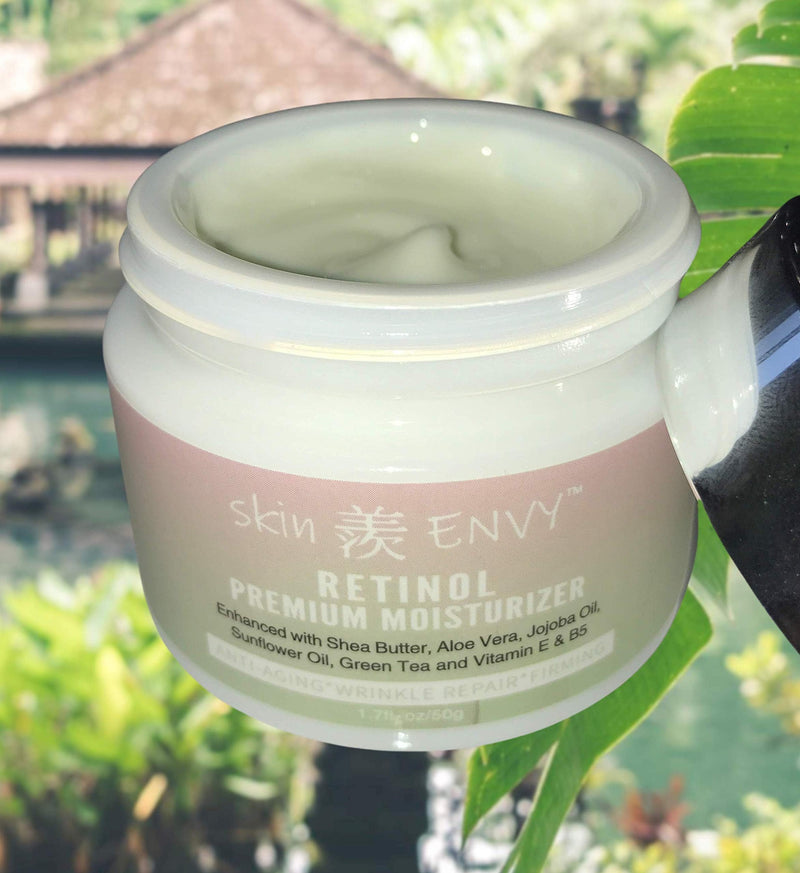 Retinol Anti-Aging Cream – With Hyaluronic Acid, Shea Butter, Vitamin E & Green Tea | Hydrating, Nourishing & Wrinkle-Reducing | 20% of Profits Donated to USA Children’s Charities | 1.7oz