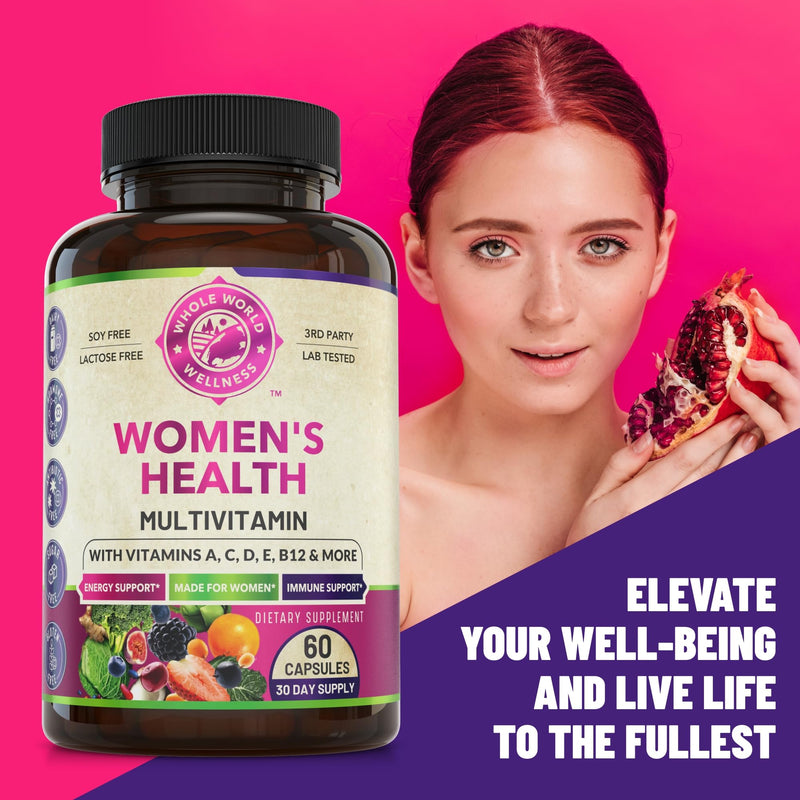 Womens Daily Multivitamins & Advanced Joint Support Bundle (One Bottle Each). Collectively Supports Holistic Wellness, Boosted Energy, and Joint Health. USA Made.