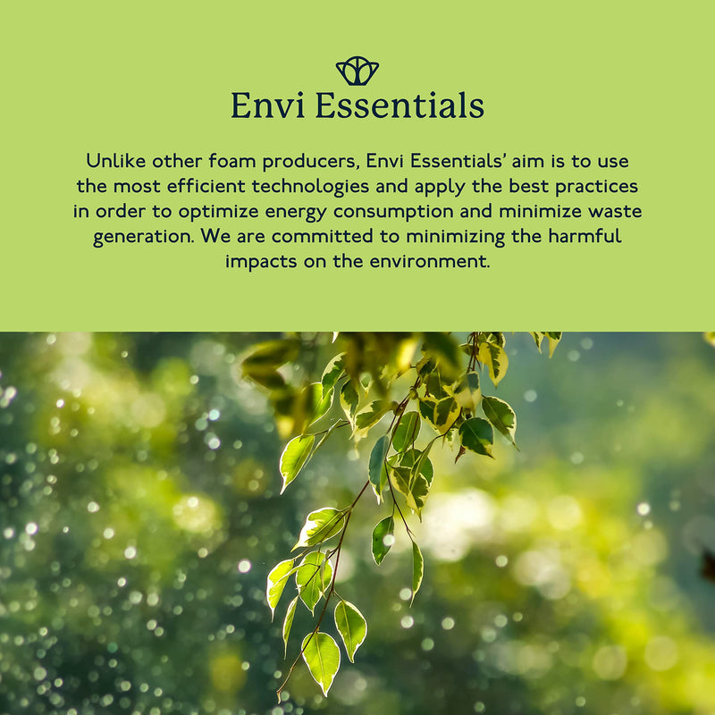 Envi Essentials Lipo Foam | Latex Free Polyurethane Sheets - 11" x 8" x 1/2" Thick | Made in The USA | Recovery Foam for Use After Liposuction, Tummy Tuck, C-Section and Breast Augmentation | 3 Pack 11" x 8" x 0.5"