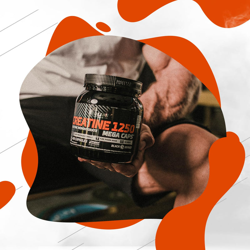 OLIMP SPORT NUTRITION Olimp Creatine 1250 Mega Capsules - Pack of 400 Capsules 400 Count (Pack of 1)