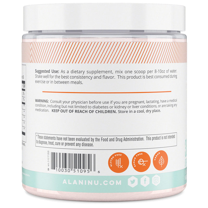 [Australia] - Alani Nu BCAA HAWAIIAN SHAVED ICE | Branch Chain Essential Amino Acids | 2:1:1 Formula | Supplement Powder | Muscle Recovery Vitamins for Post-Workout | 30 Servings 