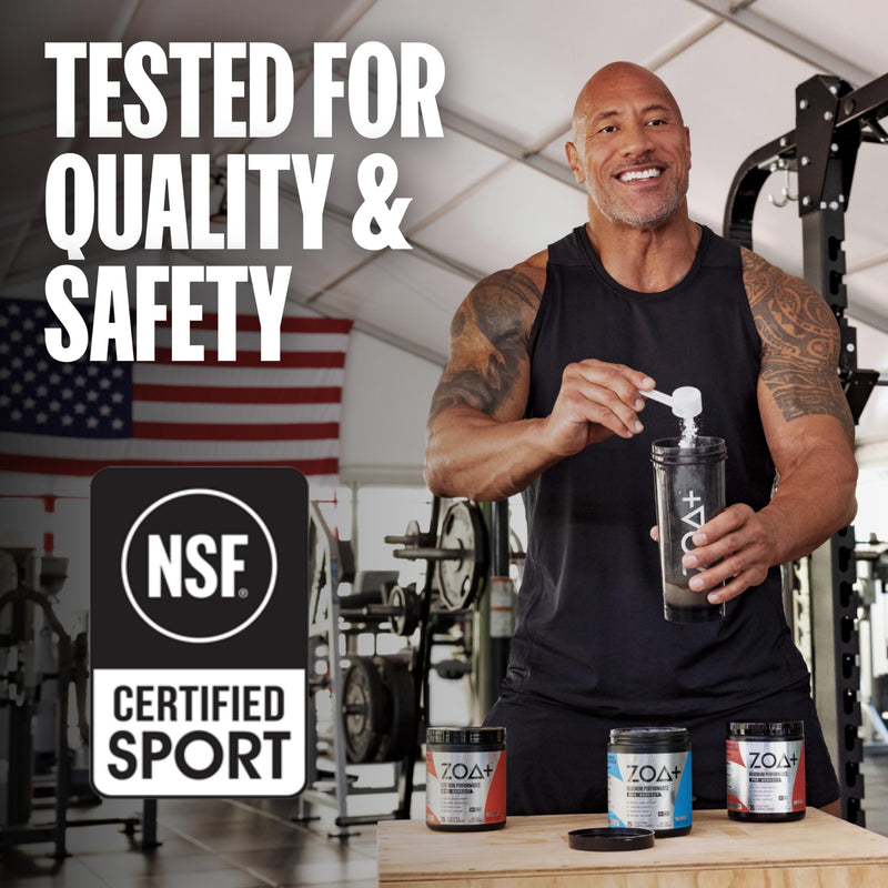 [Australia] - ZOA+ Zero Sugar Pre Workout Powder, Cherry Lime - NSF Certified for Sport with Electrolytes, Creatine, Beta Alanine, Ginkgo Biloba, 200mg Caffeine - 25 Servings 