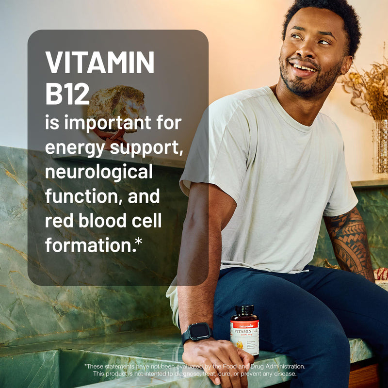 NatureWise Vitamin B12 1000 mcg - Dietary Supplement for Supporting Energy Metabolism, Mental Clarity, Nervous System Health - Easy-to-Swallow, Soy & Gluten-Free - 60 Softgels[60-Day Supply] Unflavored 60 Count (Pack of 1)
