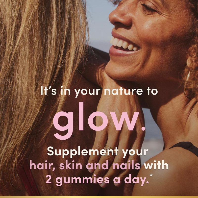 Nature's Bounty Optimal Solutions Hair, Skin & Nails Vitamin Gummies Strawberry 80 Count (Pack of 1)